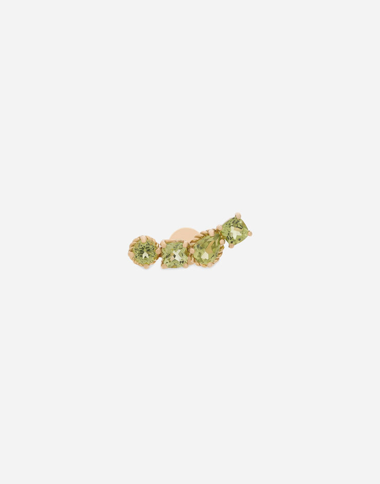 Dolce & Gabbana Anna earring in yellow gold 18Kt and peridots Gold WSQA1GWPE01
