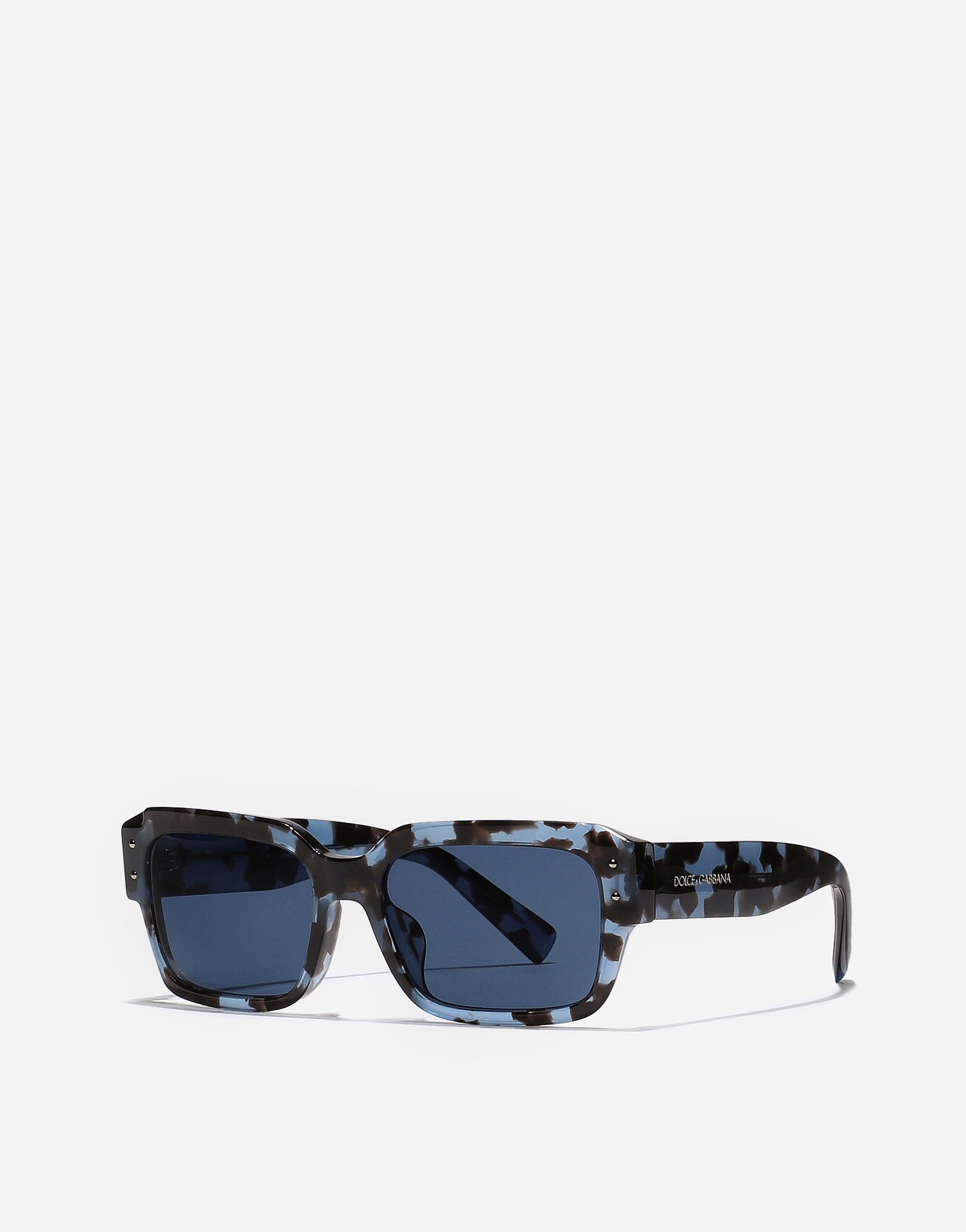 Lunettes de soleil DG Sharped en Bleu pour homme Dolce Gabbana
