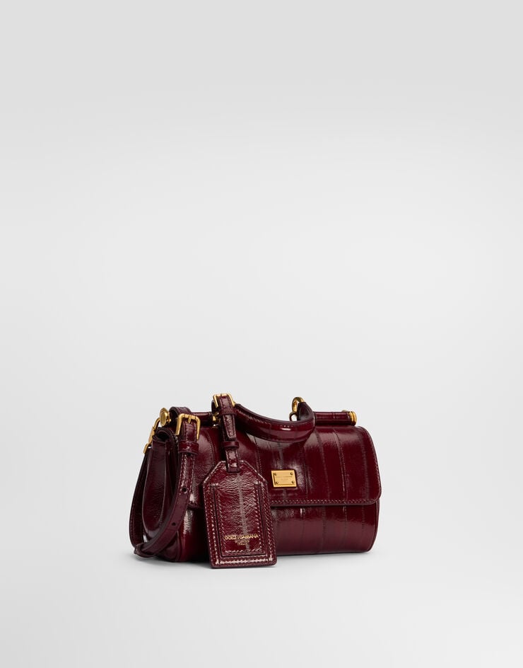 Dolce & Gabbana 핸드백 Mini My Sicily 장어가죽 소재 레드 BB7864B8291