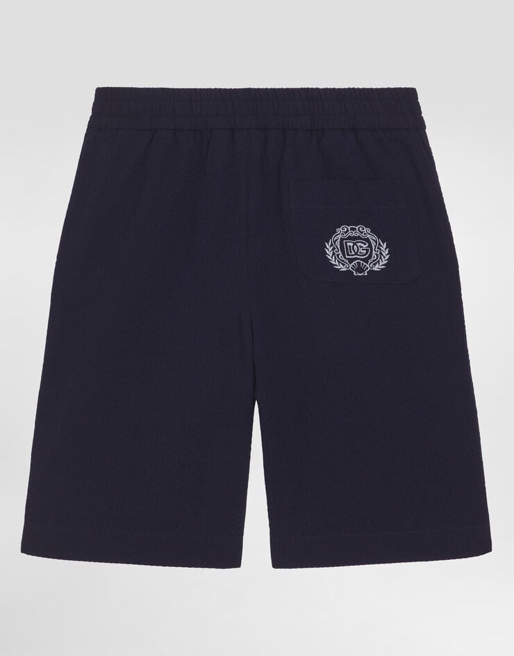 Dolce & Gabbana Cotton bermuda shorts Blue L43Q86FR51F