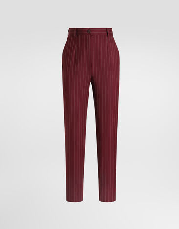 Dolce & Gabbana Pinstripe wool trousers Multicolor FTAM2TGDD1H