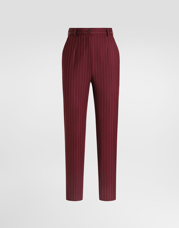 Dolce & Gabbana Pinstripe wool trousers Multicolor FTAM2TGDD1H