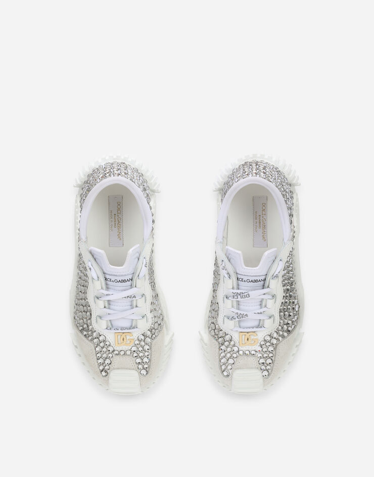 Dolce & Gabbana NS1 sneakers with fusible rhinestones разноцветный D11107AY702