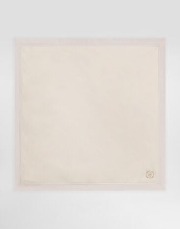 Dolce & Gabbana Interlock blanket with logo and polka dots Multicolor LNJAH3G7PFQ