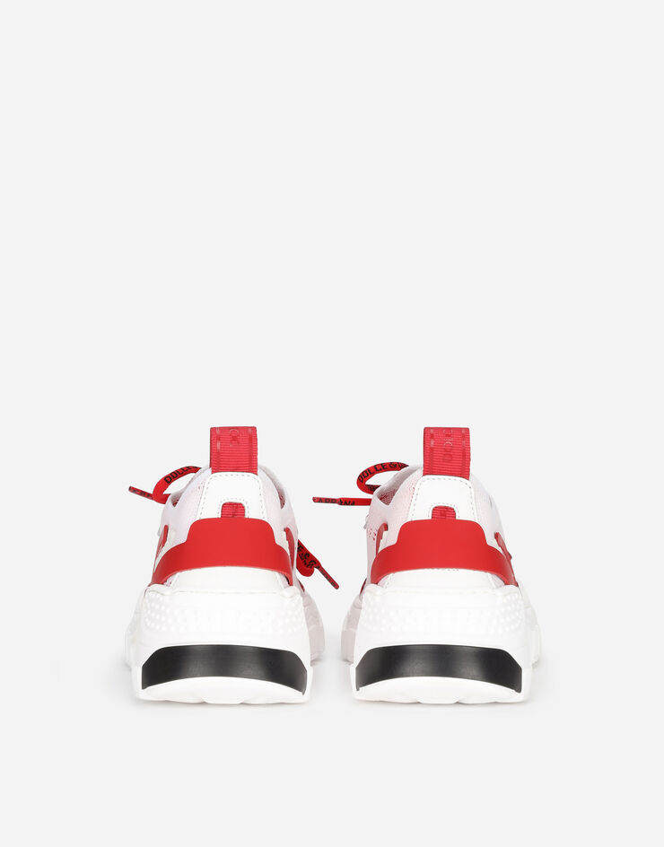 Dolce & Gabbana Stretch knit Daymaster sneakers BLANCO/ROJO DA0978AO262