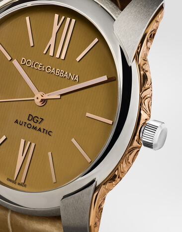 Dolce & Gabbana DG7 Gattopardo watch Beige WWEE1MWWS13