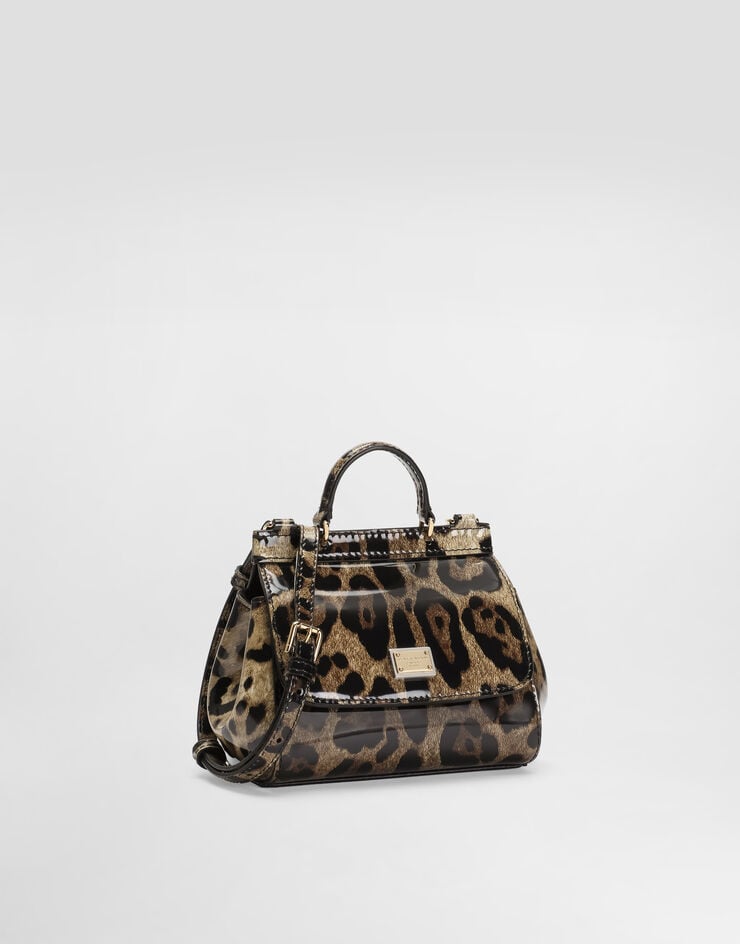 Dolce & Gabbana Printed polished calfskin mini Sicily bag Print EB0003AM568