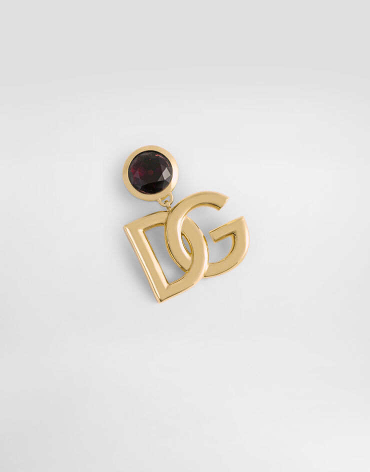 Dolce & Gabbana Pendientes de clip con logotipo Gold WER6M2W1111