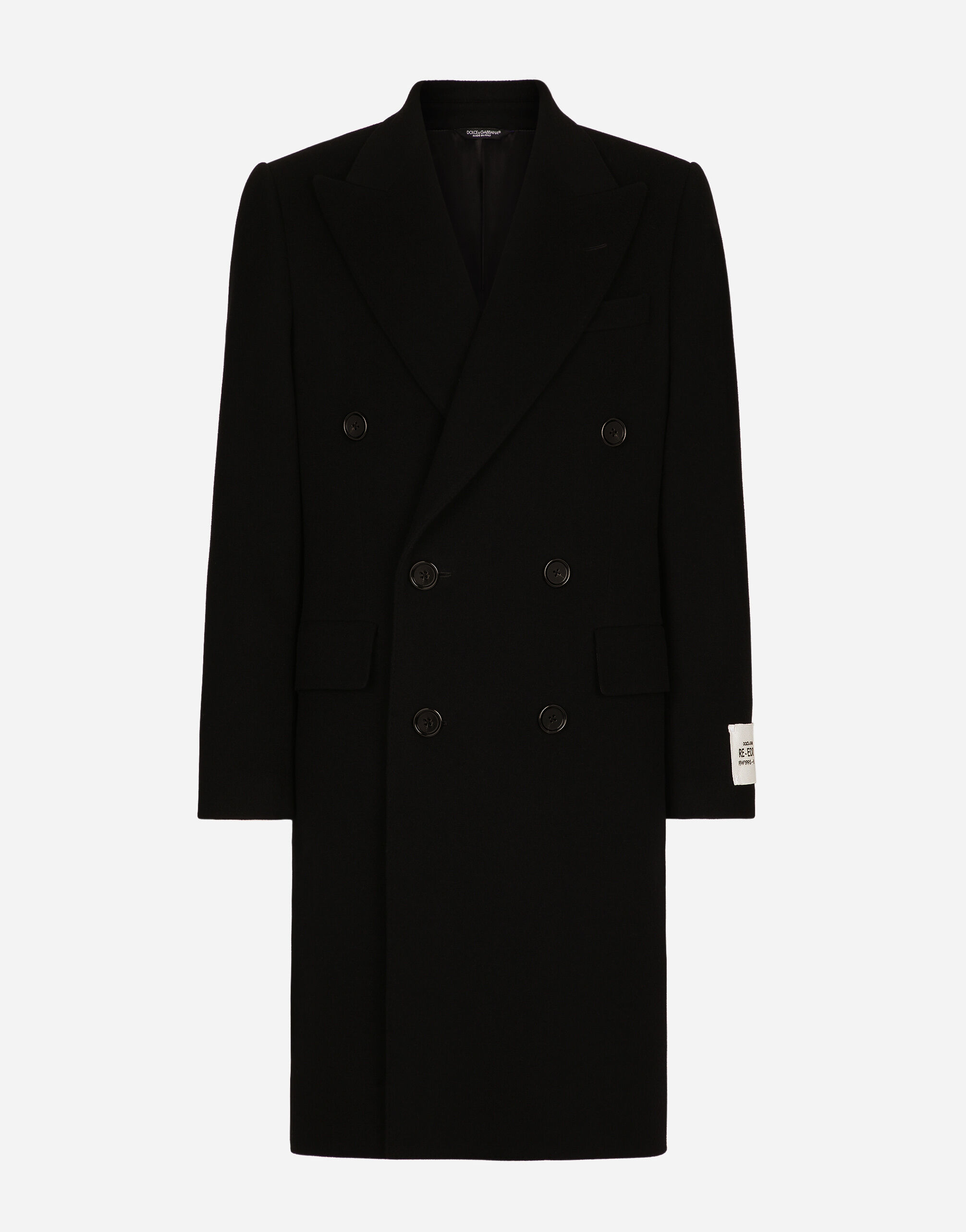 Dolce & Gabbana Double-breasted wool coat White CS2079AO666