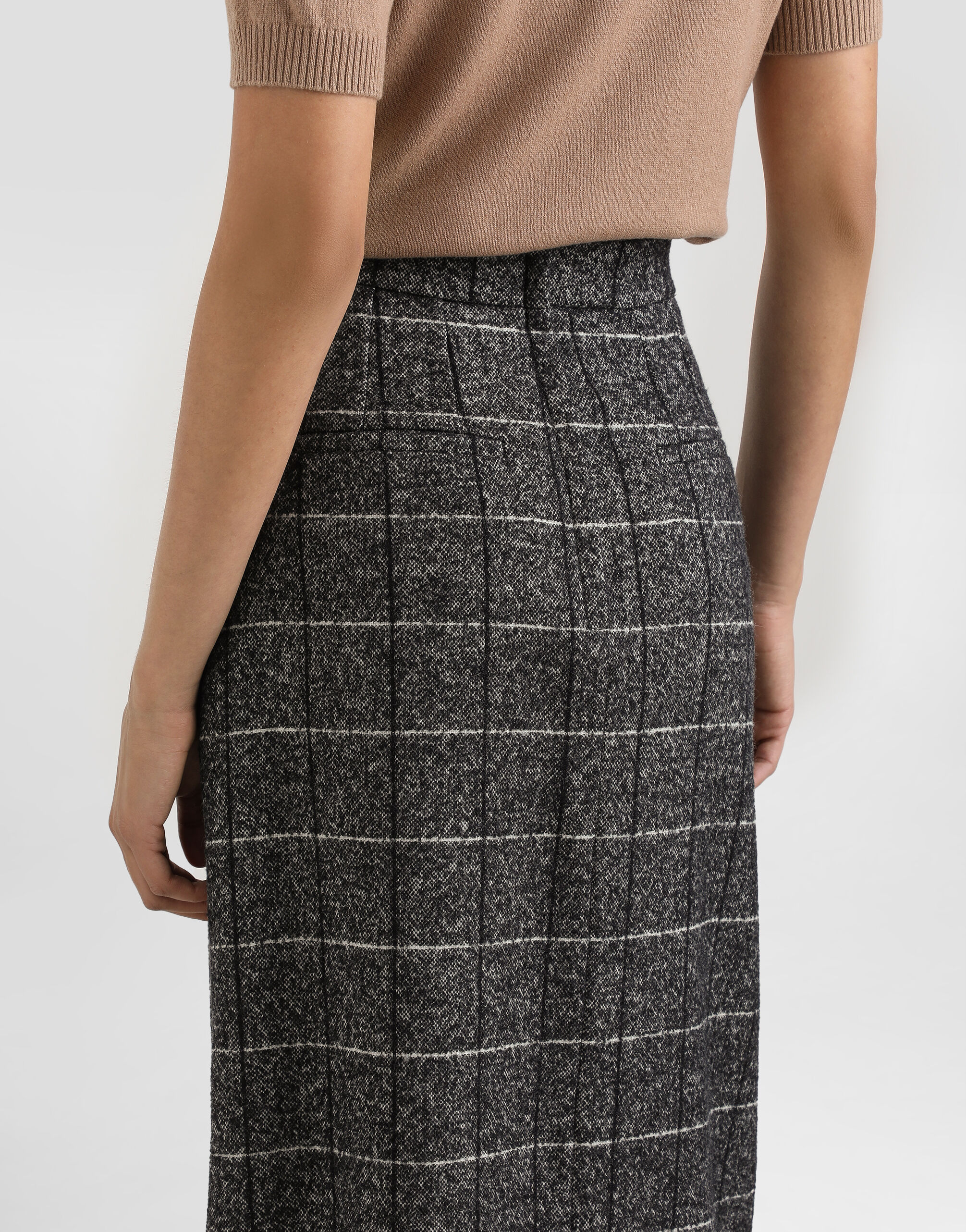 ★D＆G★Dolce&Gabbana★チェック柄スカート Multicolorのウィメンズ Wool blend check skirt | Dolce&Gabbana®