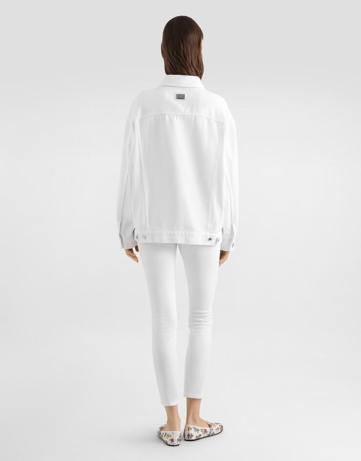 Dolce & Gabbana 5-Pocket-Hose aus Stretch-Denim Multicolor FTC68DG8OT5