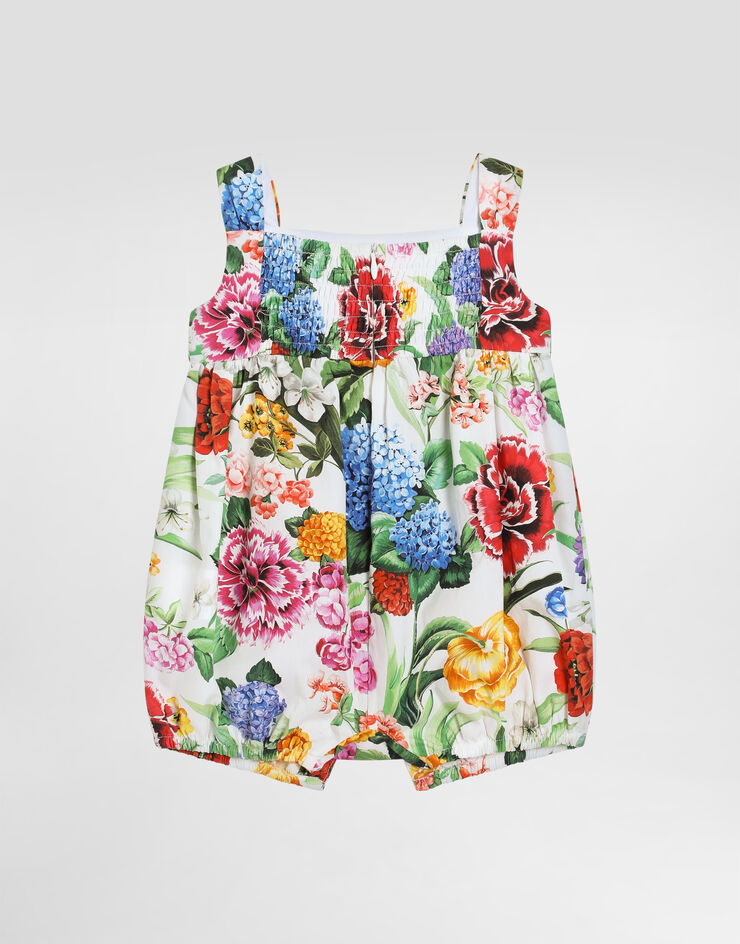 Dolce & Gabbana Floral-print poplin romper suit Print L22O03HS5TC