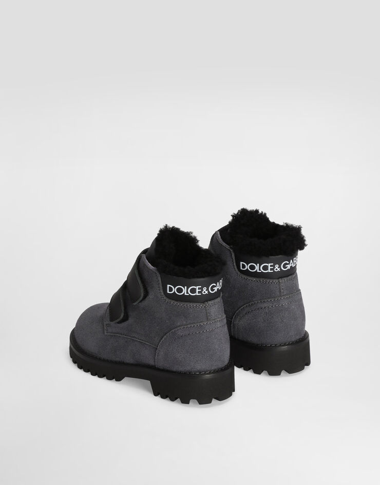 Dolce & Gabbana Velour fabric boots  DL0095A3M42