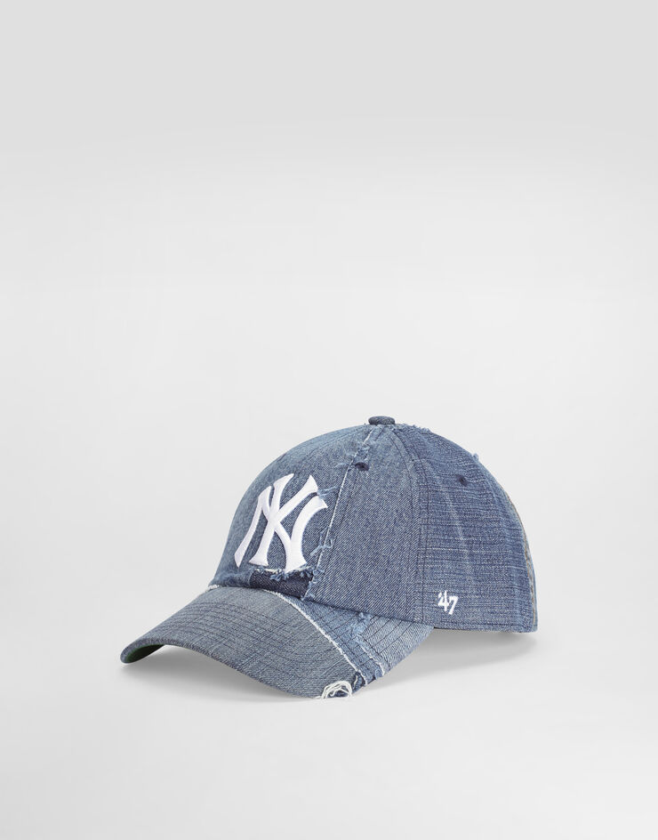 Dolce & Gabbana Dolce&Gabbana X ’47 New York Yankees Baseballcap Aus Denim-Patchwork Multicolor IH152MGI208