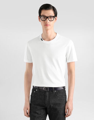 Dolce & Gabbana Cotton jersey t-shirt White G8TW5TFU7EQ