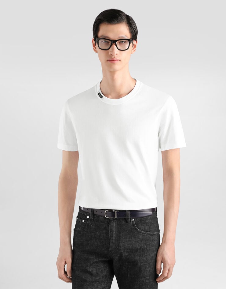 Dolce & Gabbana Cotton jersey t-shirt White G8TW5TFU7EQ
