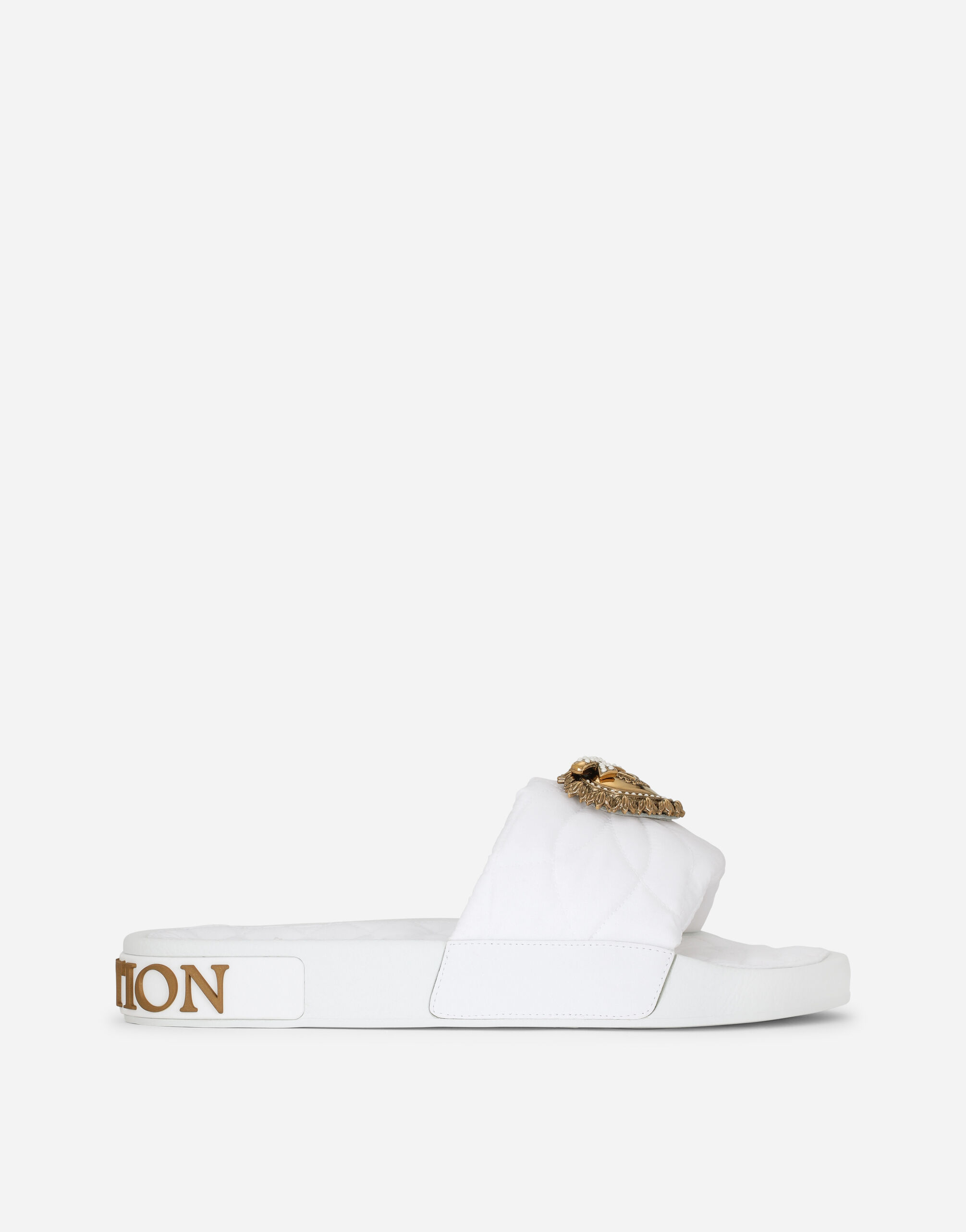 サンダル・ミュール Dolce & Gabbana 'Beachwear' slides BEACHWEAR in White for Women | Dolce&Gabbana®
