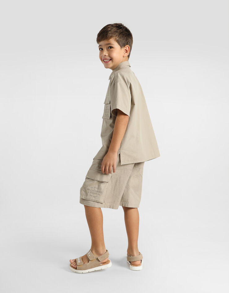 Dolce & Gabbana Bermuda in gabardina Dolce & Gabbana Bermuda in gabardina Beige L44Q01FU63D