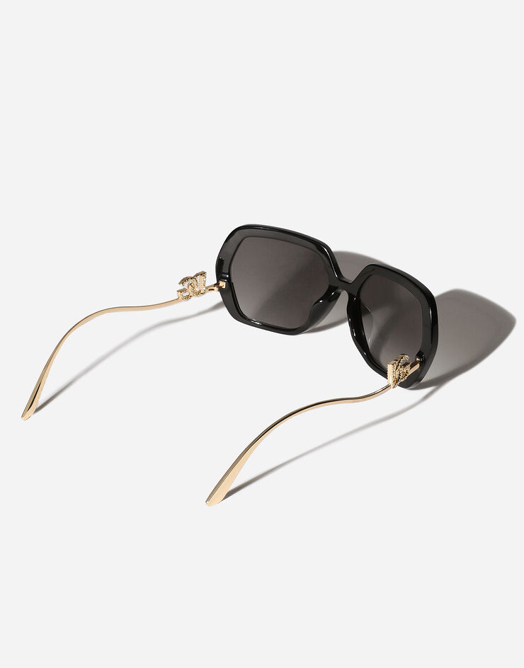 Dolce & Gabbana Солнцезащитные очки DG Crystal черный VG446GVP18G