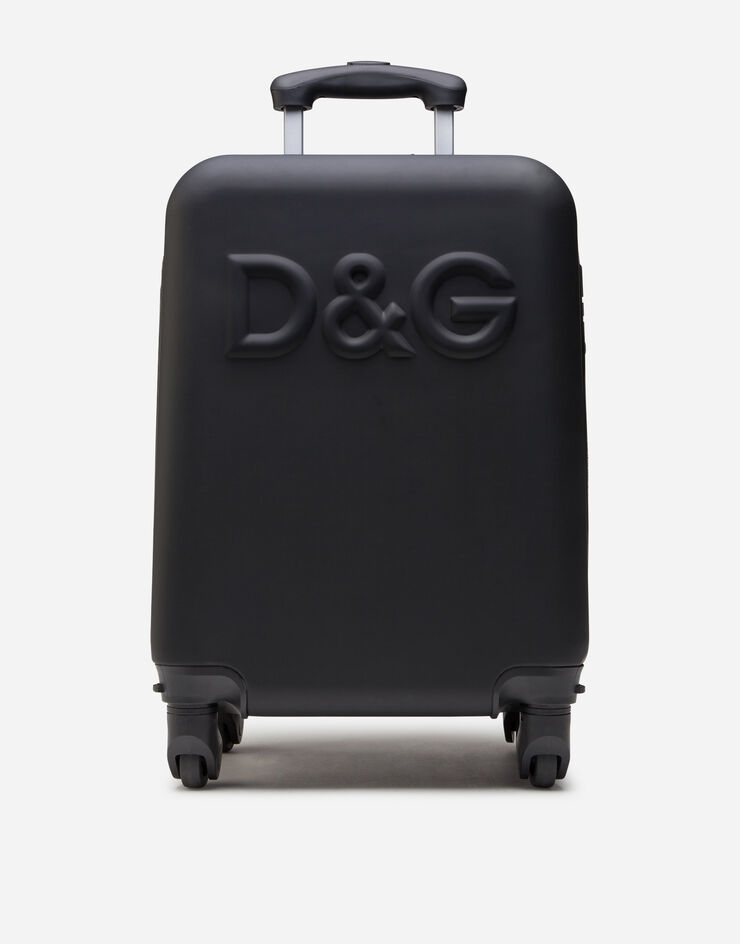 Dolce & Gabbana DG 徽标装饰拉杆旅行箱 黑 EM0098AN883
