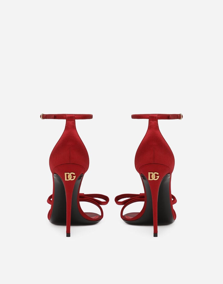 Dolce&Gabbana Satin sandals Red CR1617A7630