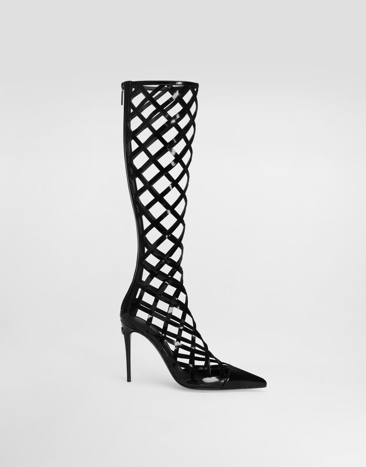Dolce & Gabbana Polished calfskin boots Black CU1131A1037