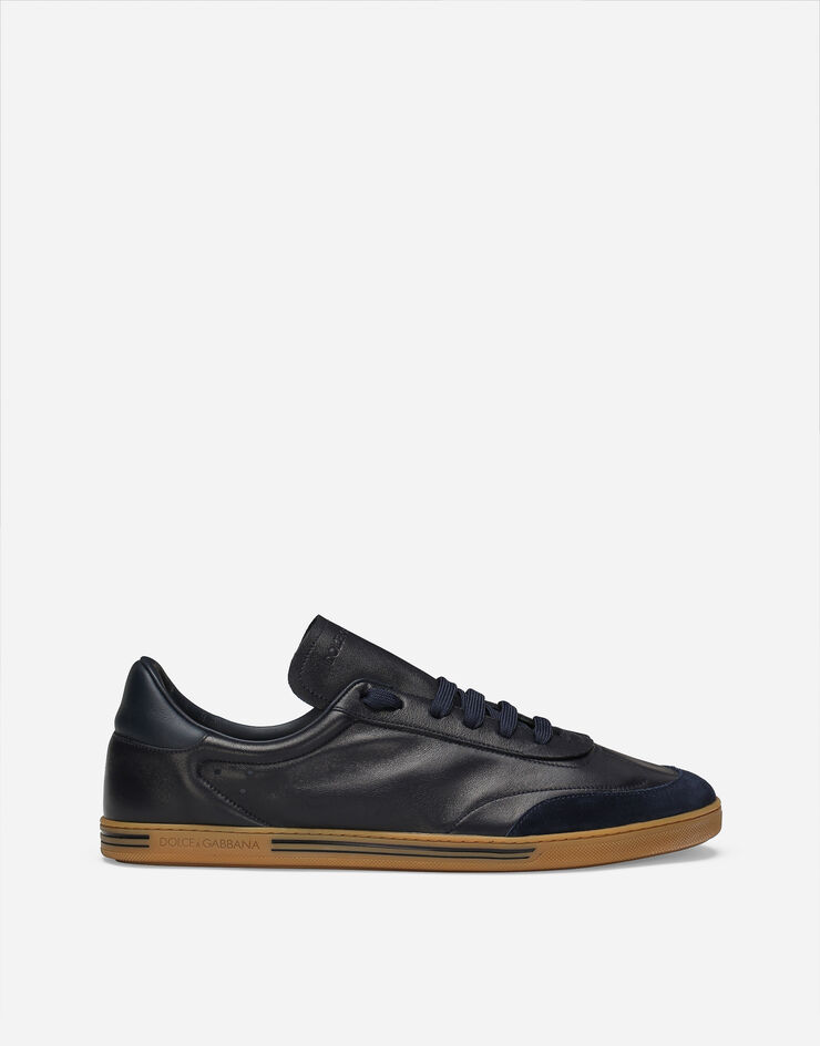Dolce & Gabbana Sneaker Saint Tropez in pelle di vitello Blu CS2255AR833