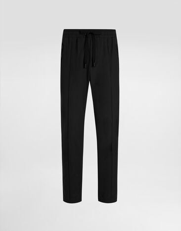 Dolce & Gabbana Canvas joggers Black GYACETFUUDD