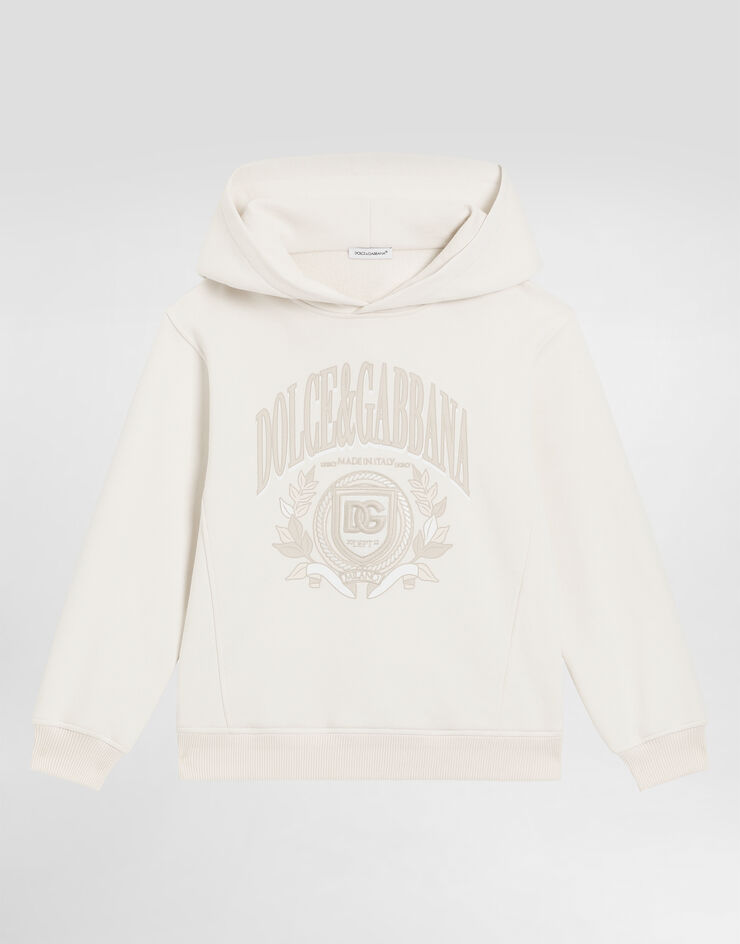 Dolce & Gabbana Sudadera con capucha y logotipo Dolce&Gabbana Nata L4JWLVG7O5B