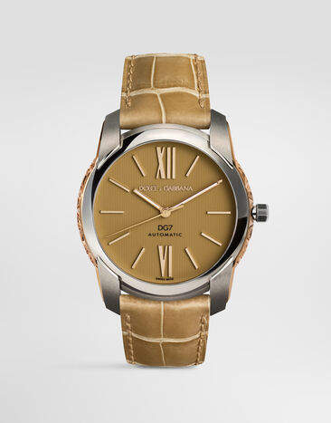 Dolce & Gabbana DG7 Gattopardo watch Beige WWEE1MWWS13
