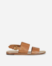 Dolce & Gabbana Eel pantheon sandals Steel WWFE1SWWB71