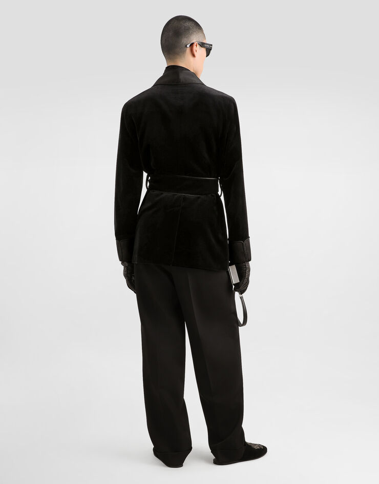 Dolce & Gabbana Velvet sicilia light jacket  G2VG0TGK446