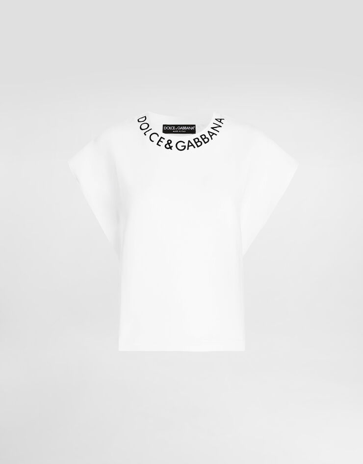 Dolce & Gabbana T-SHIRT White F8Q56ZG7I1N