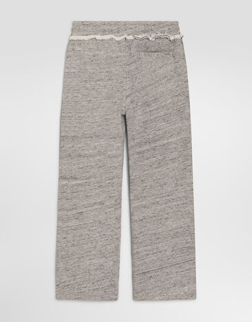 Dolce & Gabbana Fleece trousers Grey L4JPLYHU7Y4