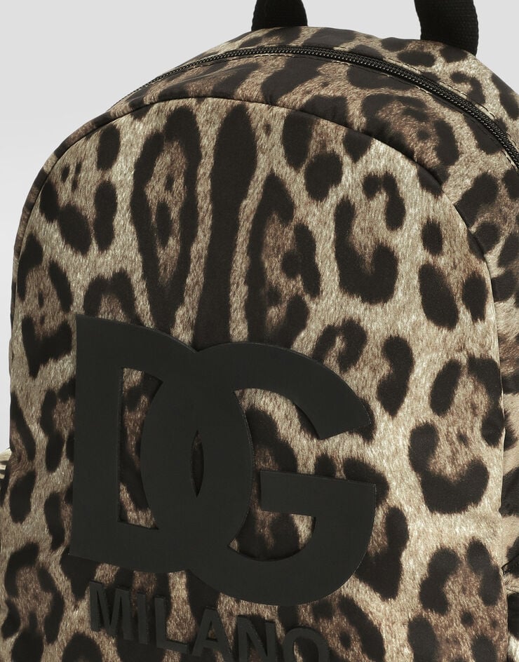 Dolce & Gabbana Leo-print nylon backpack Print EB0206AJ555