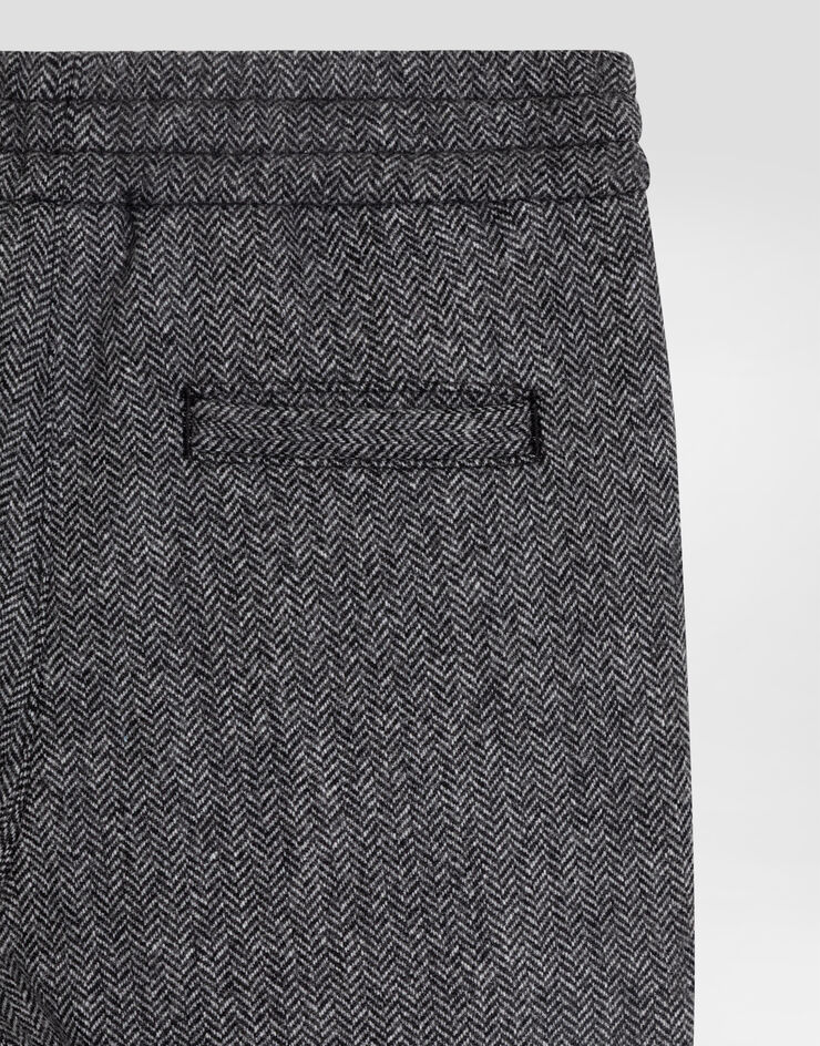 Dolce & Gabbana Wool blend herringbone trousers Multicolor L45P05FCMDE