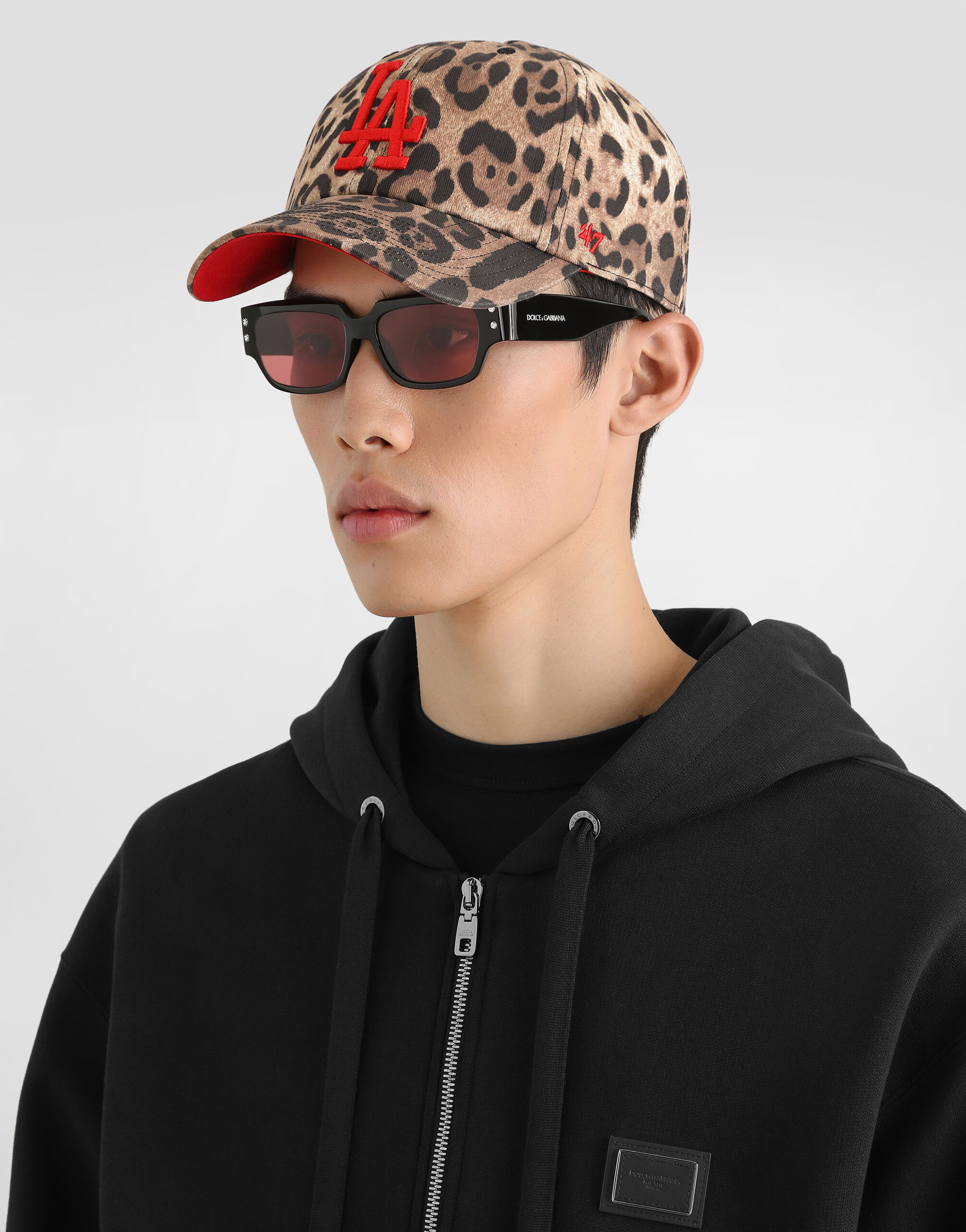 Dolce&Gabbana X '47 Los Angeles Dodgers Leo-Print Baseball Cap in