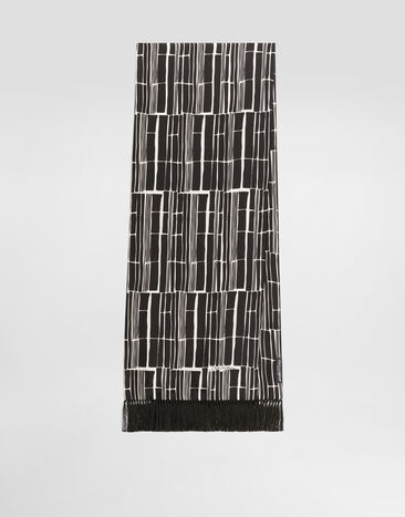 Dolce & Gabbana Printed silk scarf Multicolor GQ386EG0WWD