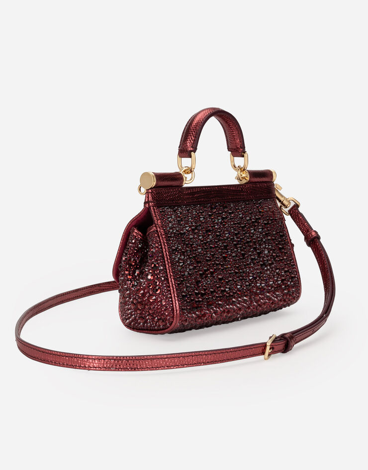 Dolce & Gabbana حقيبة يد سيسيلي صغيرة بنفسجي BB7116A5645
