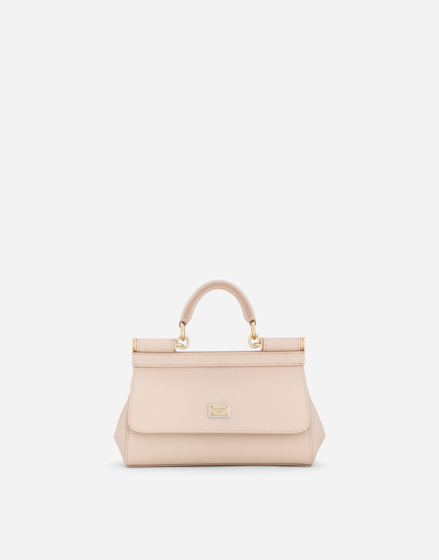 Mini Sicily handbag in dauphine calfskin