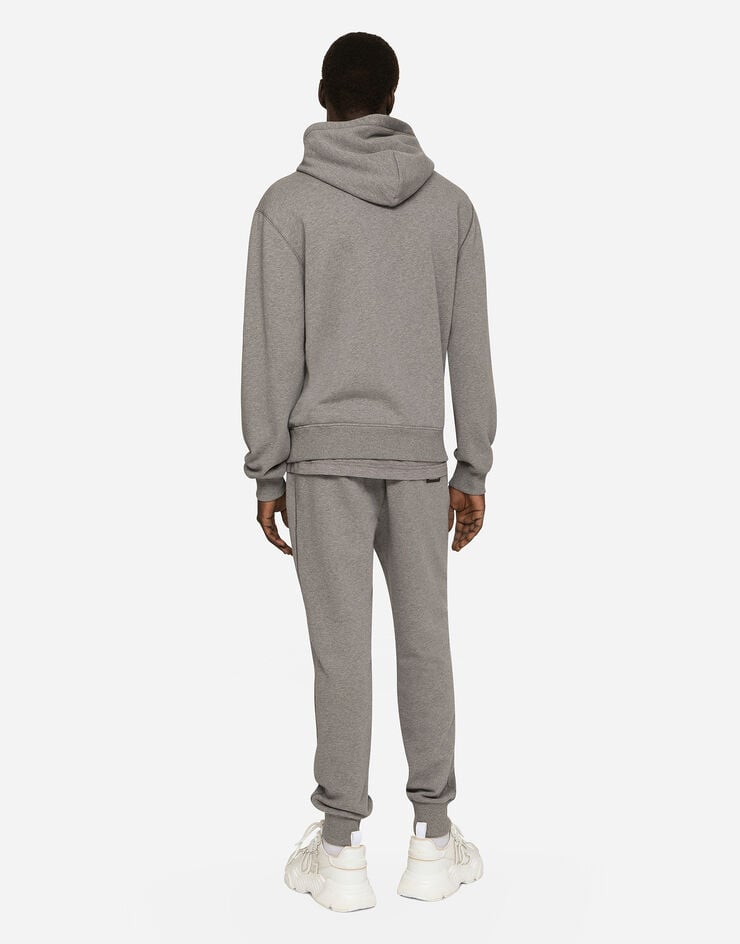 Dolce & Gabbana سروال للركض جيرسي ببطاقة موسومة Grey GVXQHTG7P1C