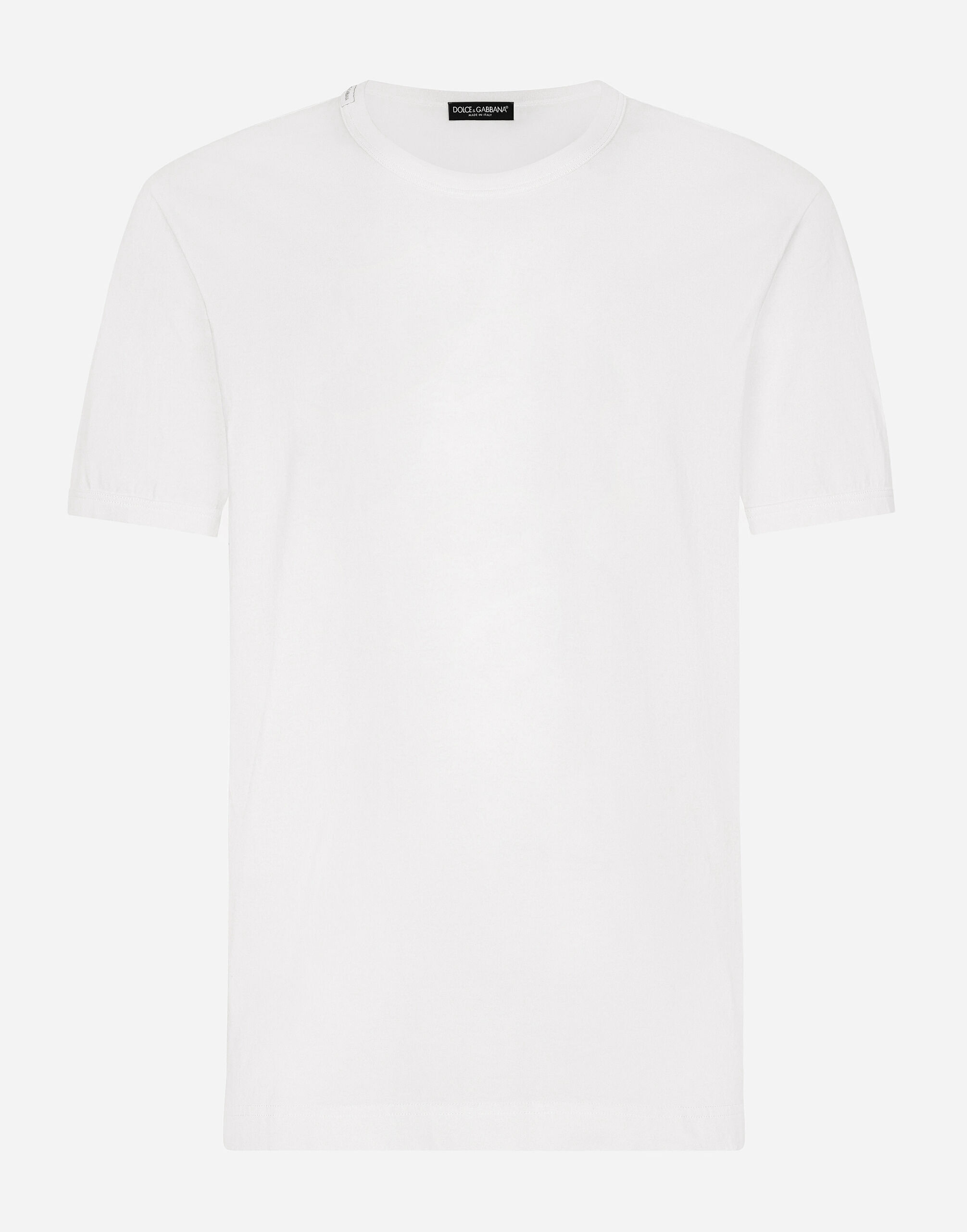 Dolce & Gabbana T-shirt in cotton Black GXC60TJAM8M