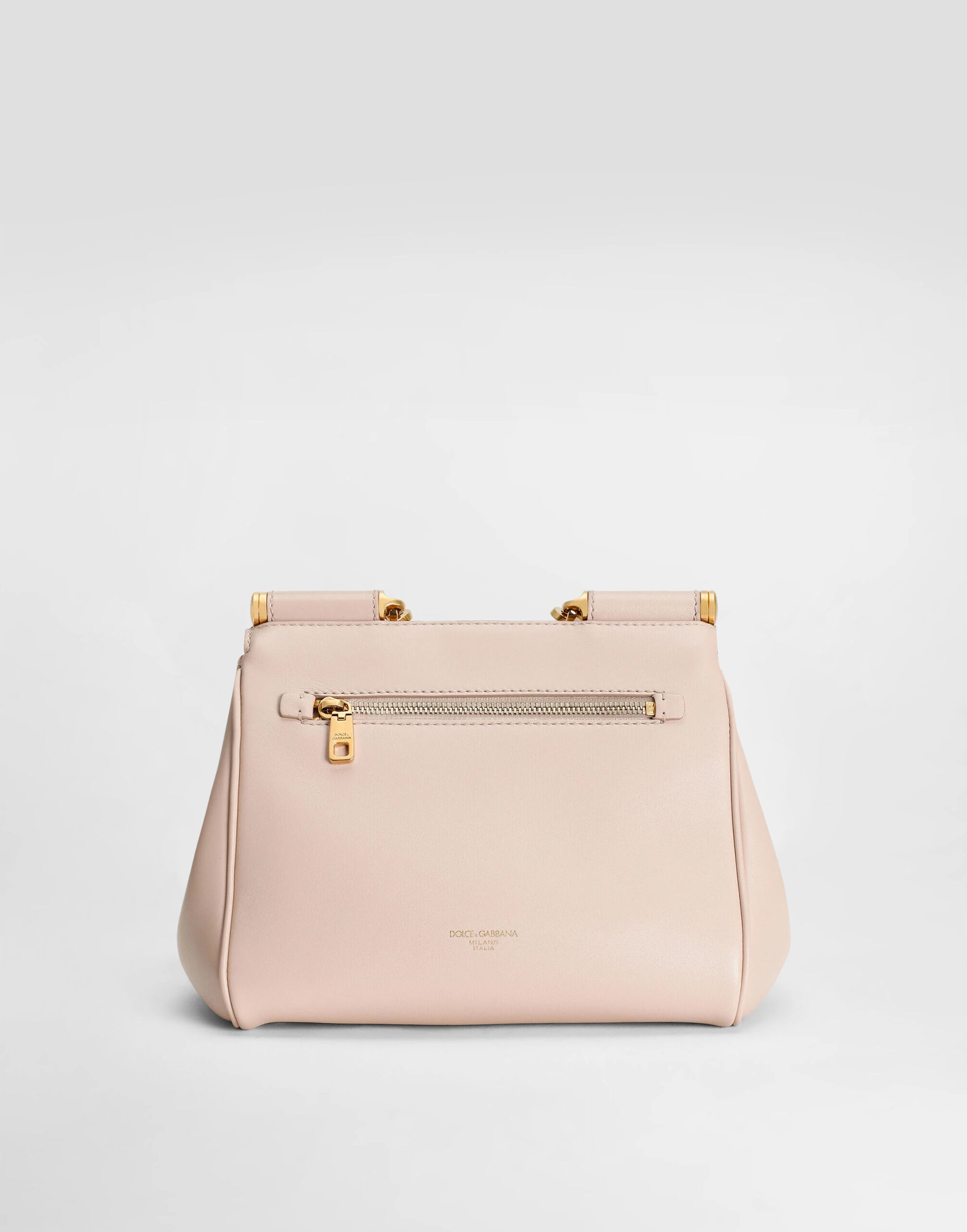 Small My Sicily handbag in plongé calfskin in Beige for Women