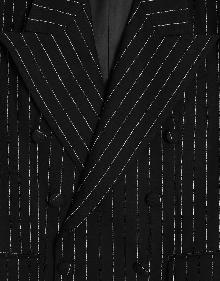 Dolce & Gabbana Double-breasted pinstripe jacket Dolce & Gabbana Double-breasted pinstripe jacket Multicolor G2VR4TGK570