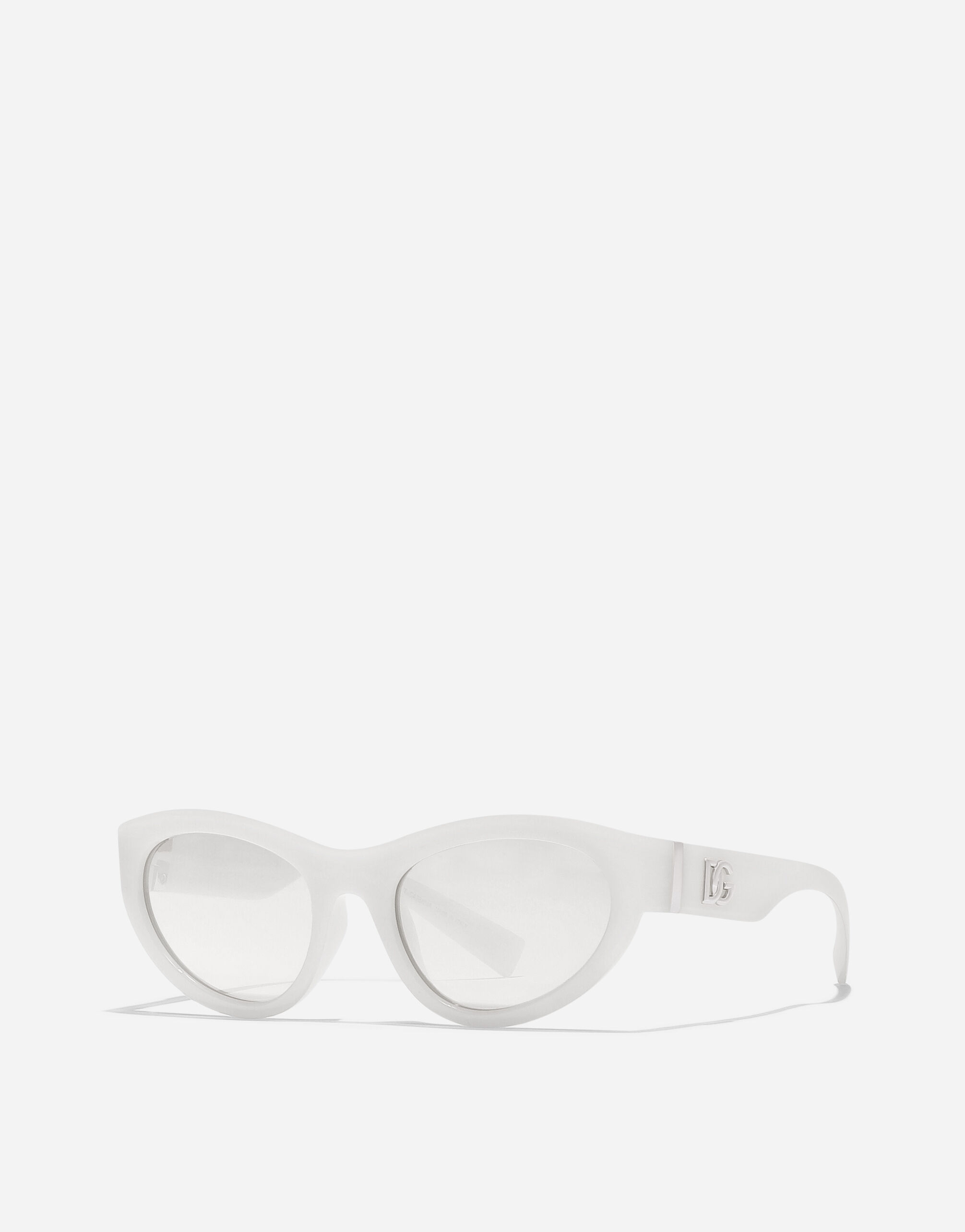 DG Crossed Sunglasses in Milky white for Women | Dolce&Gabbana® US