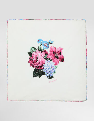 Dolce & Gabbana Interlock blanket with print Multicolor LNJAE7II7HT
