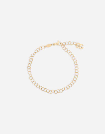 Dolce & Gabbana Link bracelet in 18k yellow gold and twisted wire Gold WBQA1GWQC01