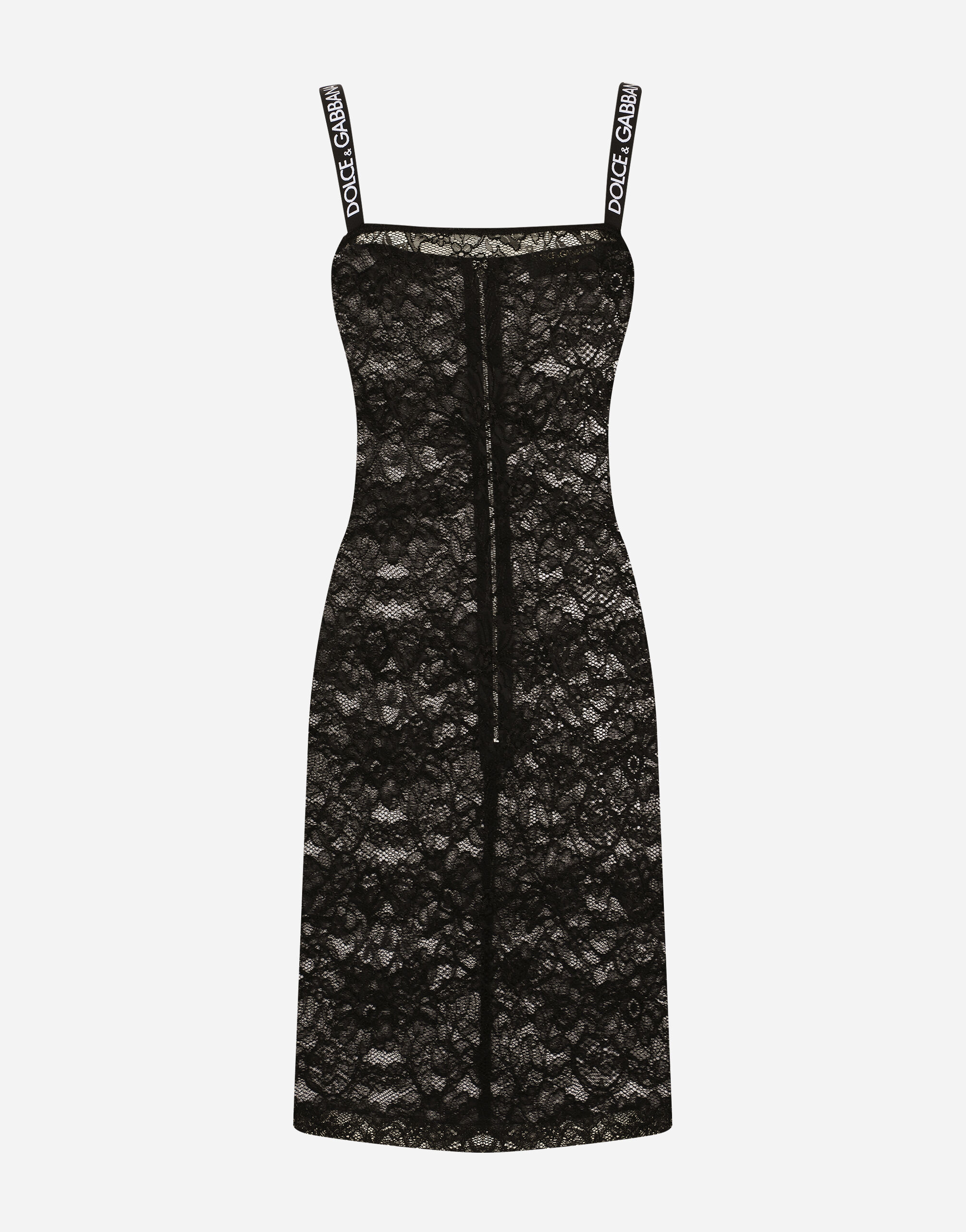 Short lace dress in Black for Dolce Gabbana US