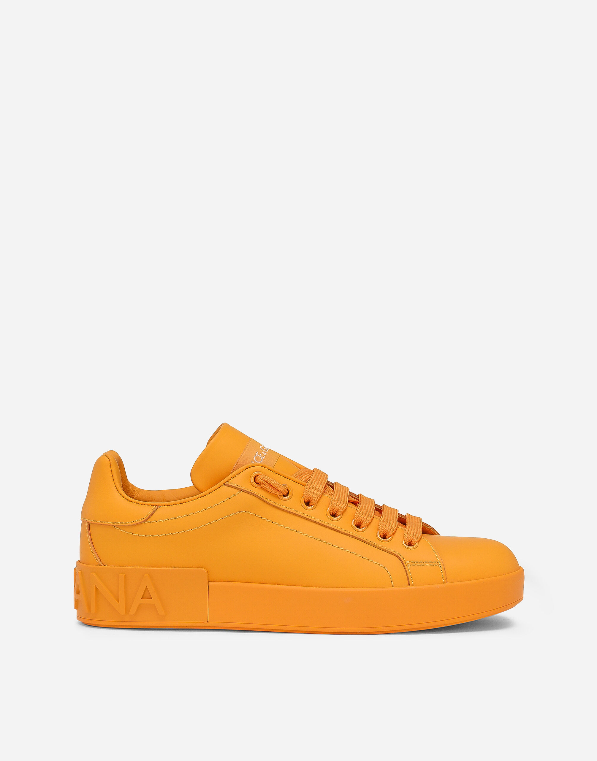 Dolce & Gabbana Calfskin Portofino sneakers Yellow CK1908AR120