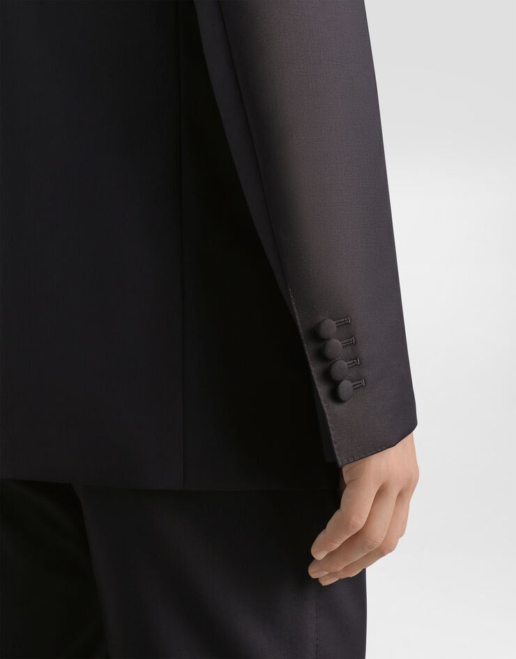 Dolce & Gabbana Single-breasted sicilia virgin wool jacket Blue G2VN6TGK048